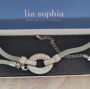 Lia Sophia silver necklace